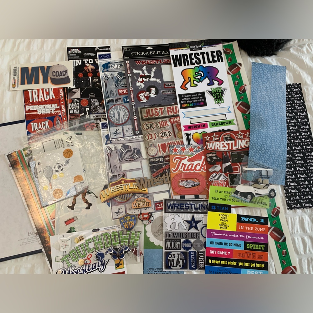 Wrestling and Track Sticker Collection - Picture 3 of 12